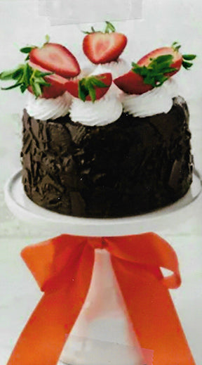 #325 Chocolate Cake with Open Face Strawberries
