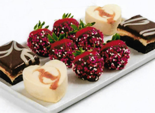 #216 Brownie & Cheesecake with Sprinkle Berries